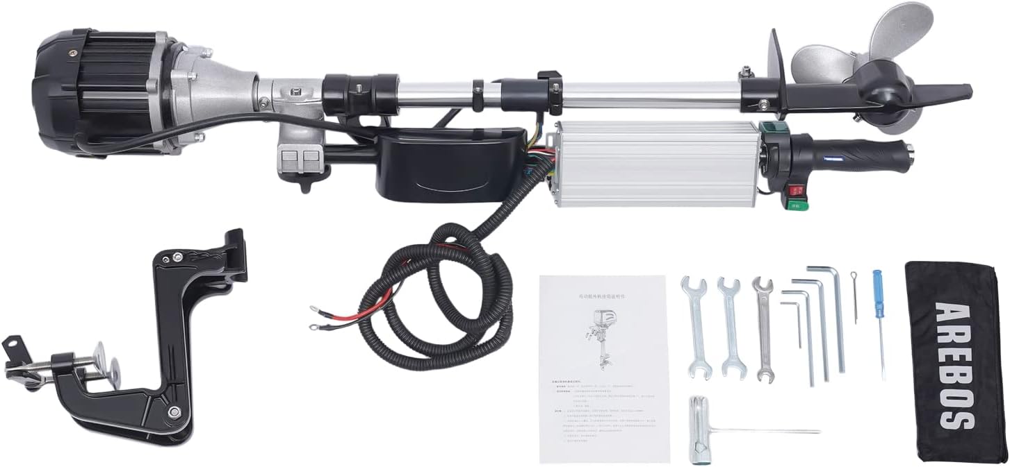 1000W 5HP Electric Outboard Motor for Fishing Boats Q71698