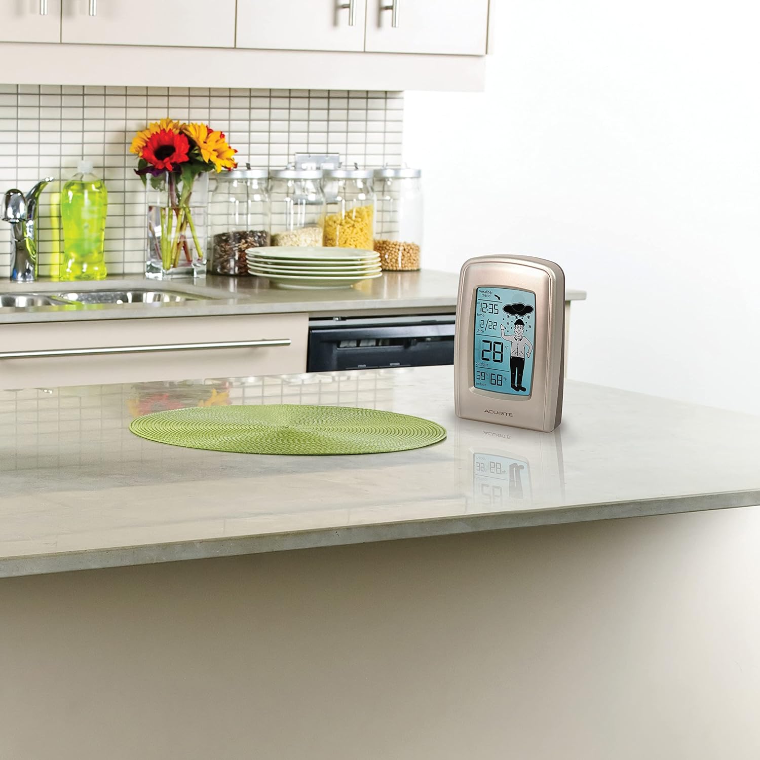 AcuRite 00827 Wireless Weather Forecaster White U2051