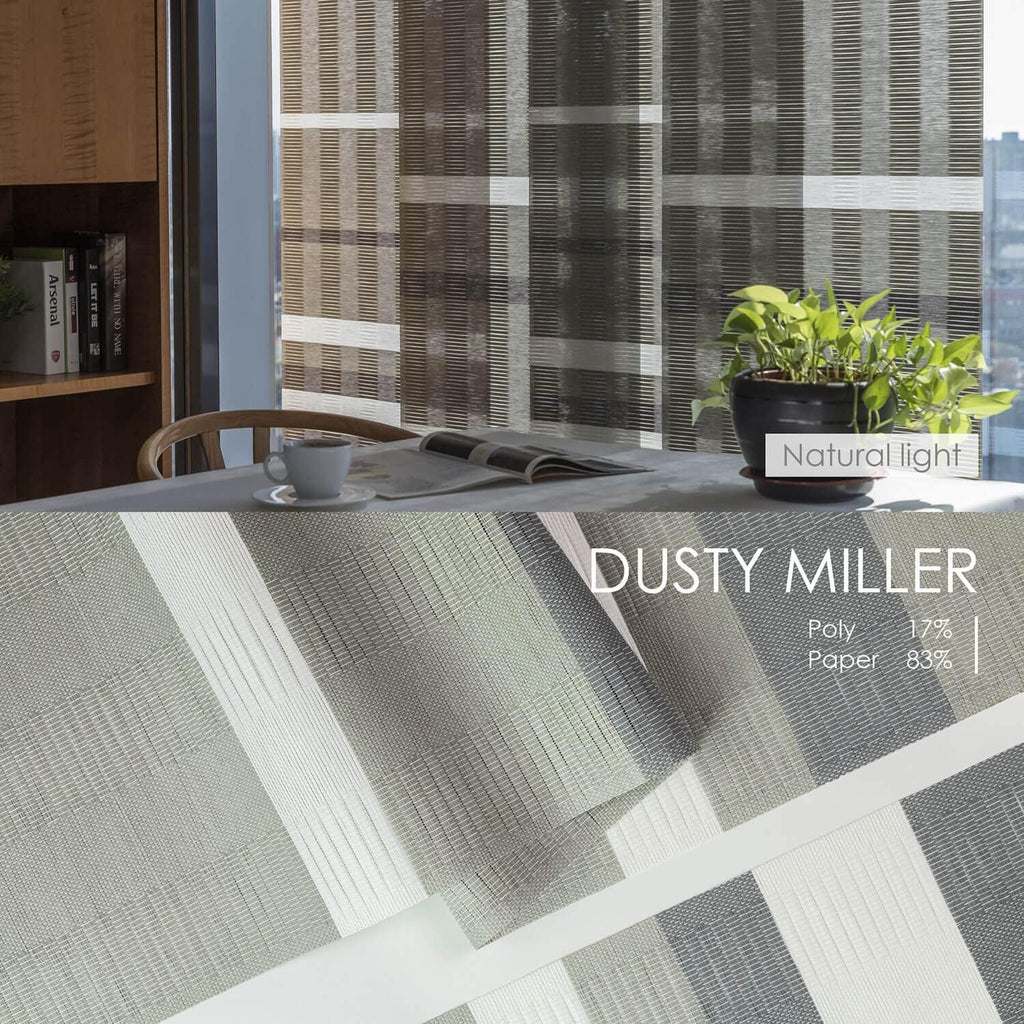 GoDear Design Adjustable Vertical Blinds for Sliding Glass Doors, Marble X79995