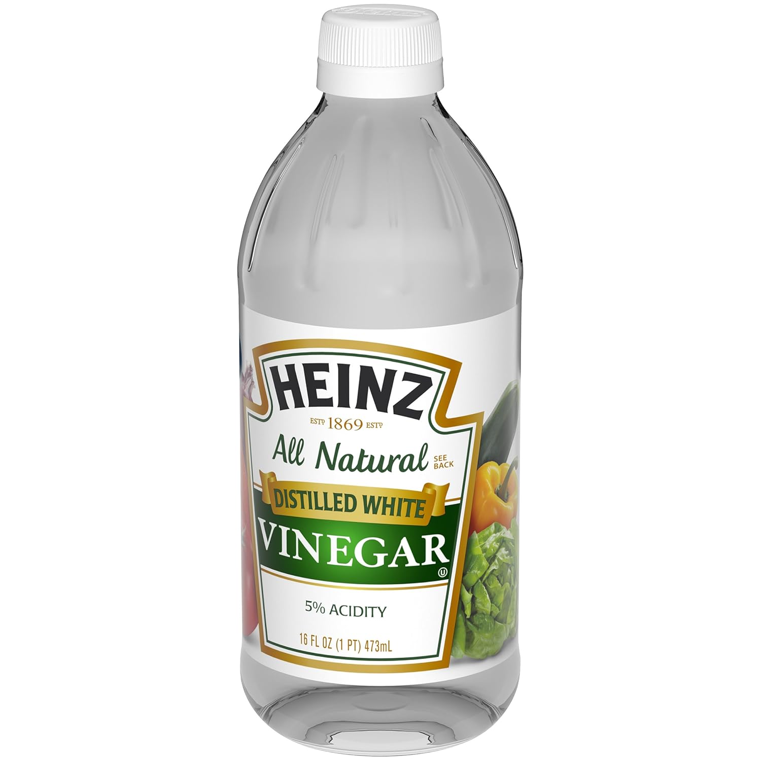 Heinz Distilled White Vinegar, 5% Acidity, 16 Fl Oz V846244