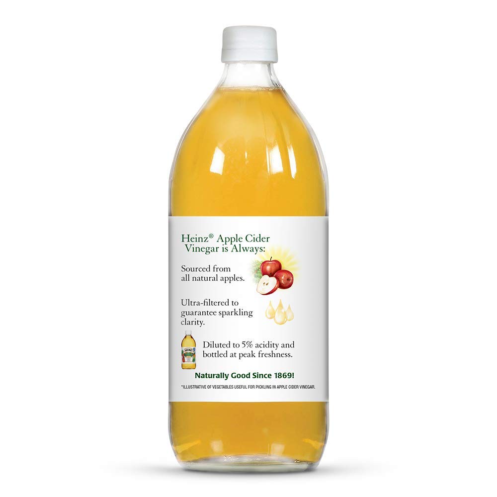 Heinz All Natural Apple Cider Vinegar, 5% Acidity, 16 fl oz E126348