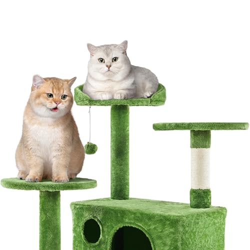 Yaheetech 54in Cat Tree Tower Condo Furniture with Scratch Post Y196