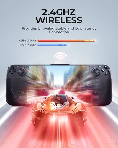 Wireless Gaming Headset 2.4GHz Bluetooth for PS5 PC PS4 Mac Black Red N62534