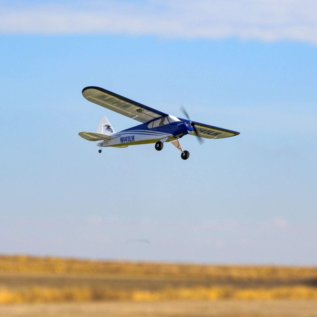 HobbyZone Sport Cub S 2 RC Airplane BNF Basic with SAFE, Blue & White N227