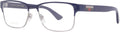 Gucci GG0750O 003 Eyeglasses Men's Blue Full Rim Rectangle Shape 56mm