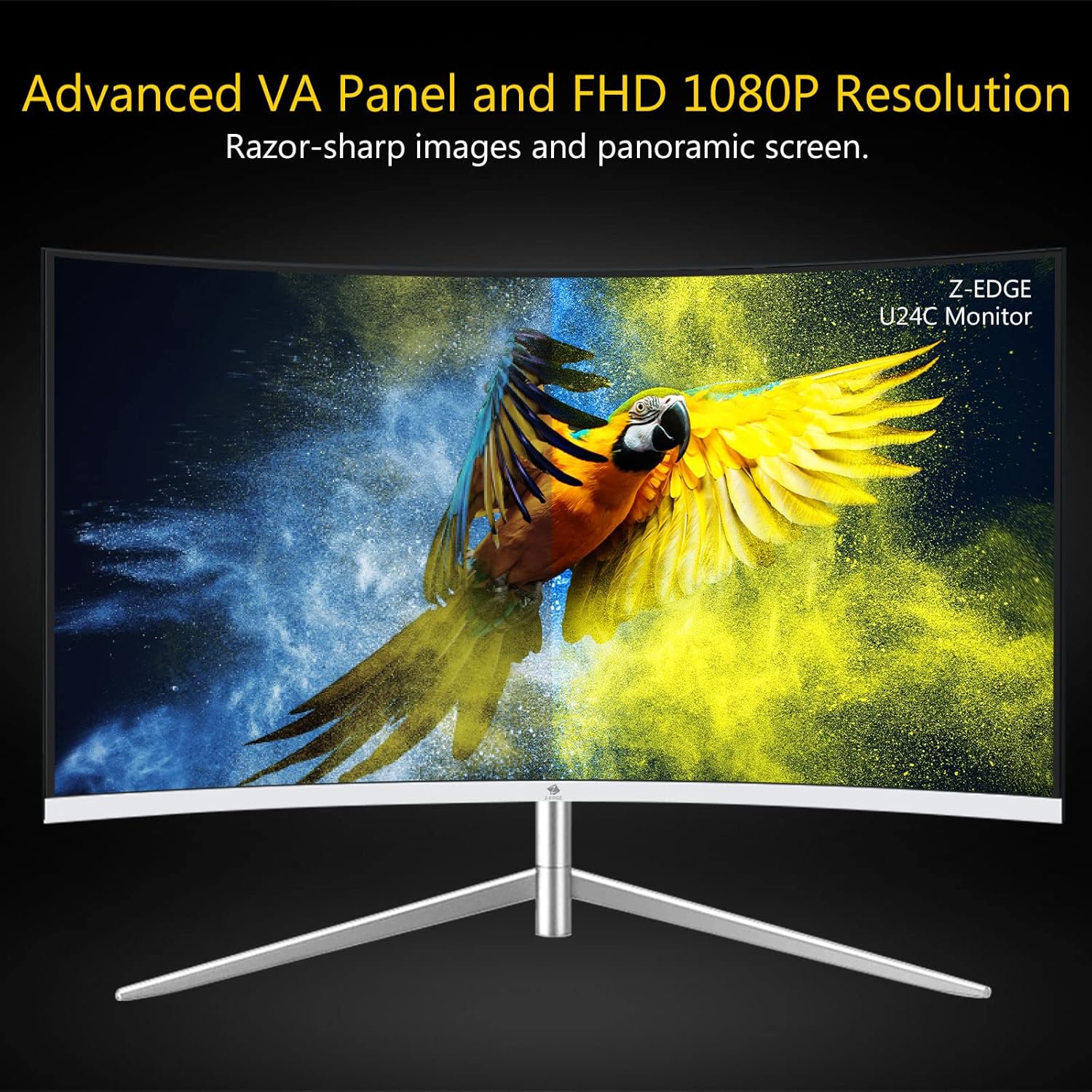 Z-Edge Curved Gaming Monitor Bundle 24-inch & 32-inch 2 Pack, 165Hz/75Hz, 1080P/1440P, AMD FreeSync Premium B385