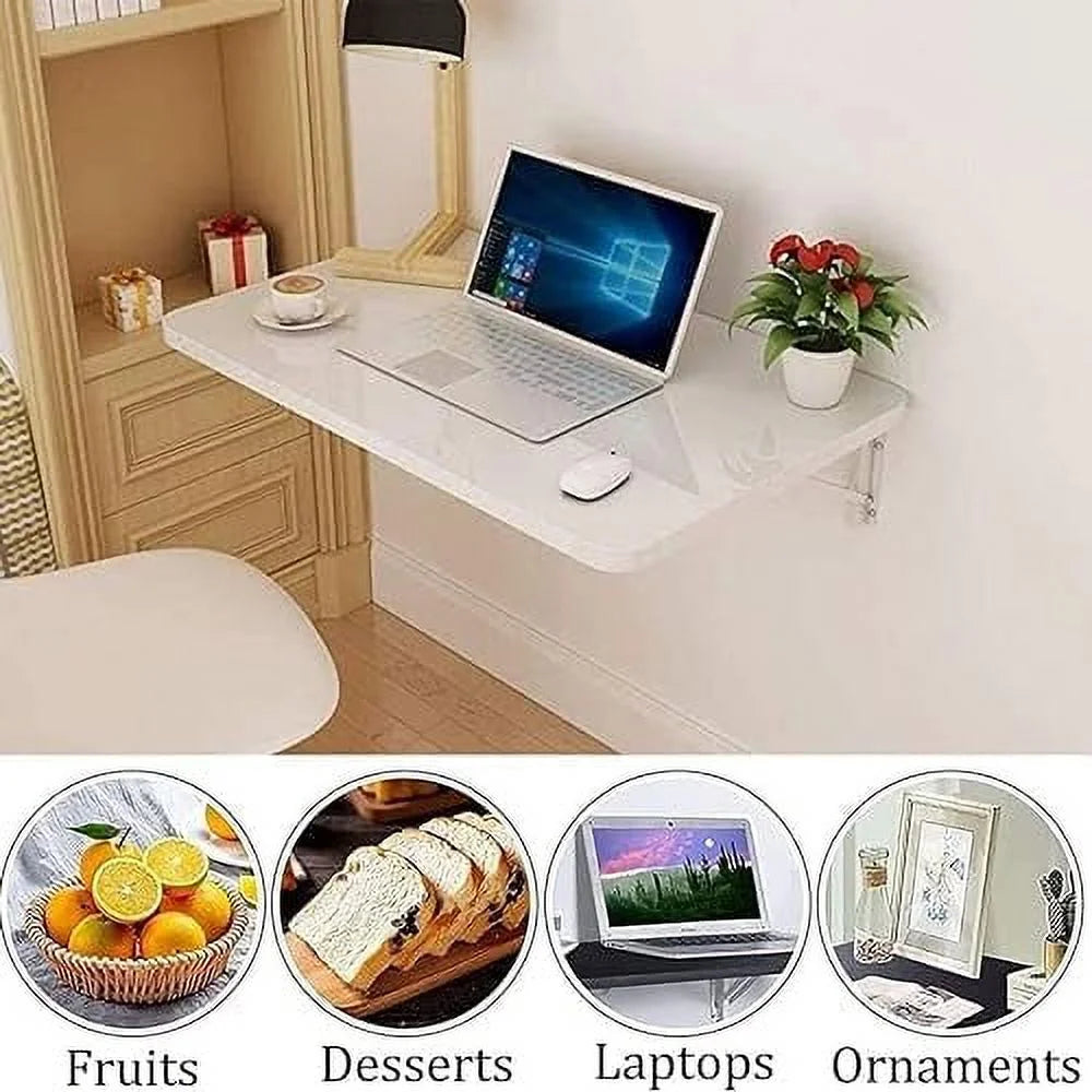 NLIBOOMLife Floating Wall Mounted Table Bracket Heavy Duty Drop Leaf Dining S9186