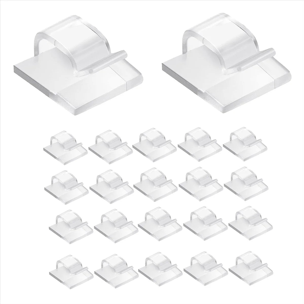 100 Pc Outdoor Light Clips for String Lights Self Adhesive Cable Hooks U373
