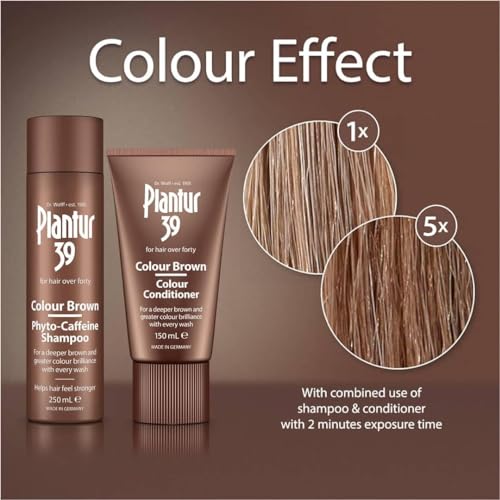 Plantur 39 Phyto-Caffeine Shampoo and Conditioner Set for Colored, Stressed Hair T801