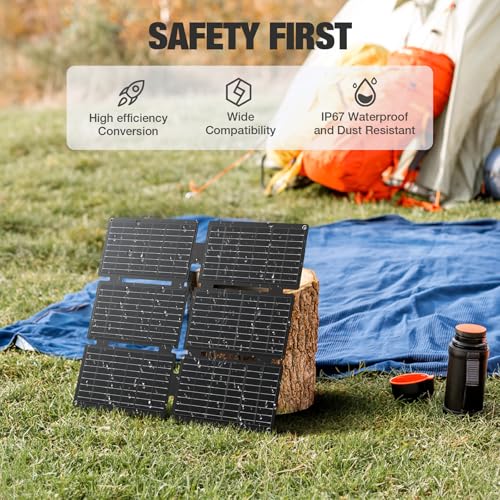 GRECELL Portable Power Station 300W, 230Wh LiFePO4 Battery, Solar Generator for Camping K3905