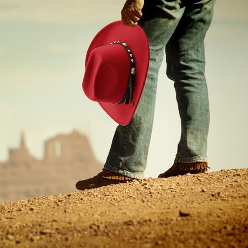 Women's Suede Western Cowgirl Hat with Wide Brim S6037