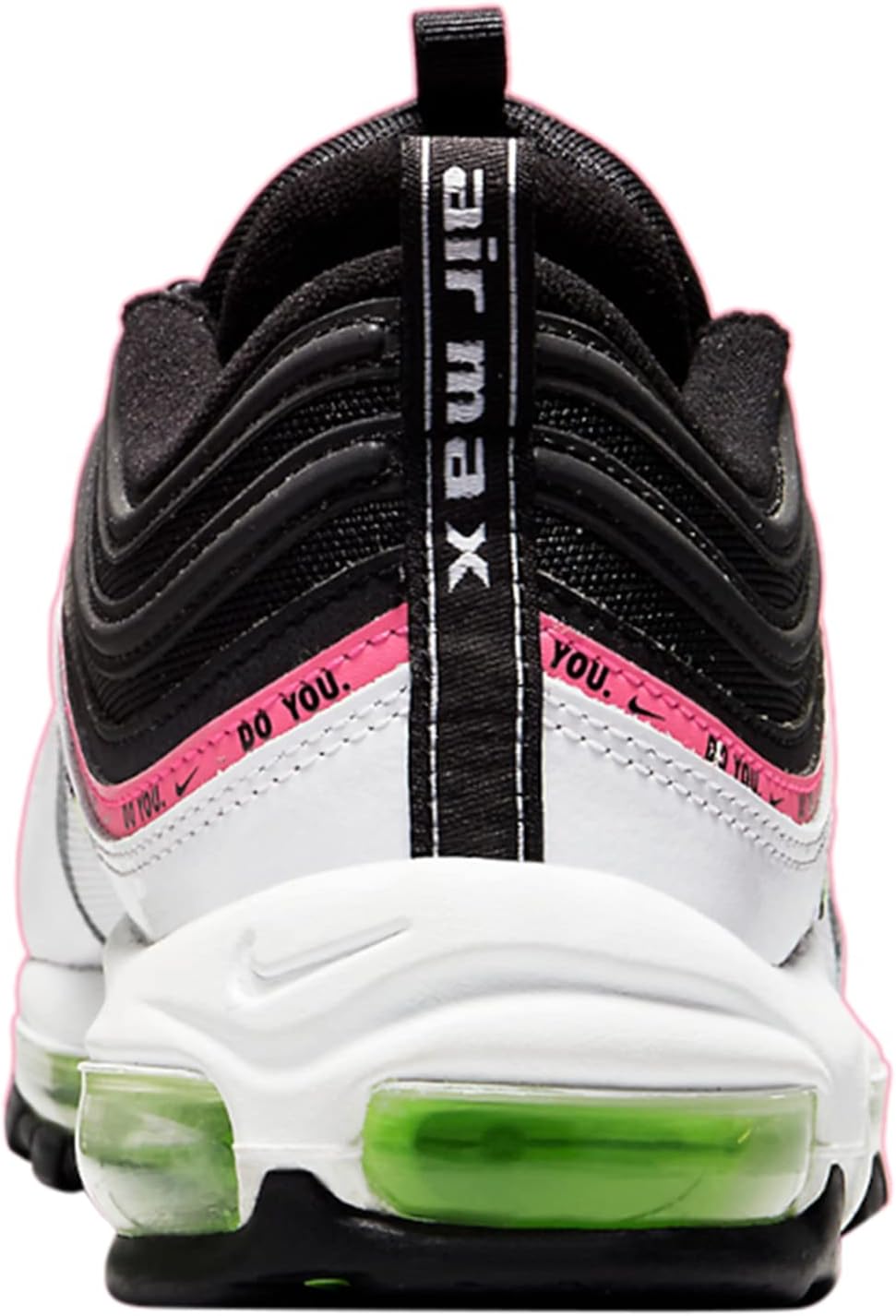 Nike Men's Air Max 97 Shoes, Black/Lime Glow-White B7192