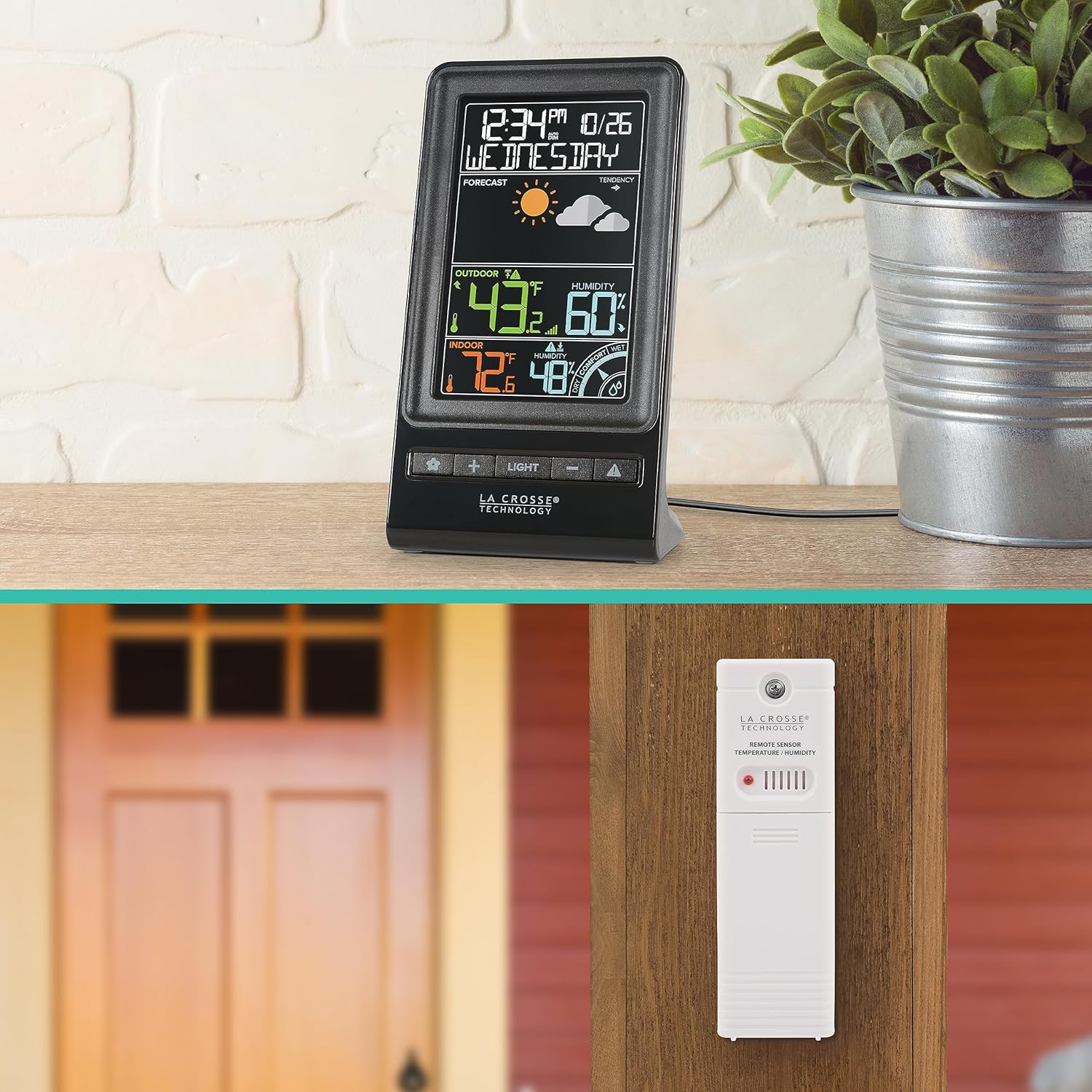La Crosse Technology Wireless Forecast Station, Black Y5081