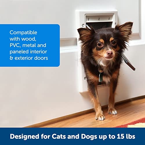 PetSafe Never Rust Dog and Cat Door, Medium, Up to 40 lb P274