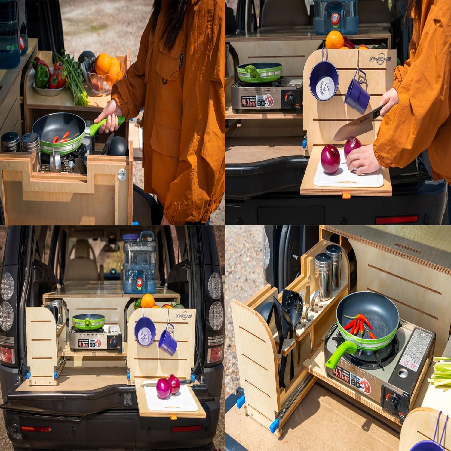 XK WD1000 Overland Kitchen Box All-in-One Camping Kit Q148213