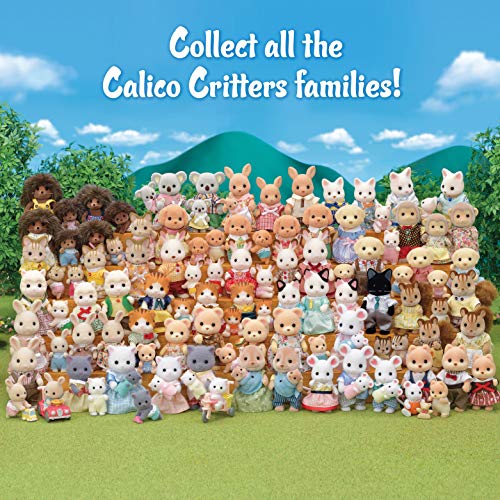 Calico Critters Tuxedo Cat Family, Dollhouse Figures, 3 inches P88214