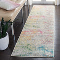 SAFAVIEH Madison Collection Runner Rug - 2'2" x 12', Grey & Gold, Modern Boho Abstract Design, Non-Shedding & Easy Care, Ideal for High Traffic Areas in Living Room, Bedroom (MAD440F)