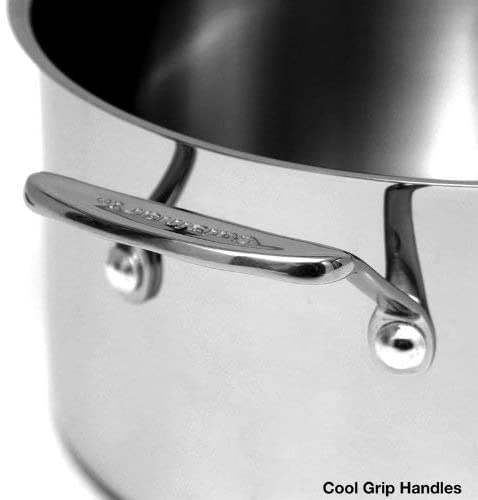 Cuisinart Chef's Classic 8-Quart Stockpot with Cover, Stainless Steel S9670