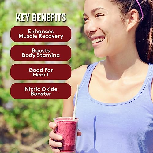 Organic Beet Root Powder USDA Certified, Nitric Oxide Supplement, 225 Servings, 2 lb J552