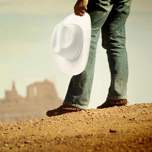 Women's Suede Western Cowgirl Hat with Wide Brim S6037