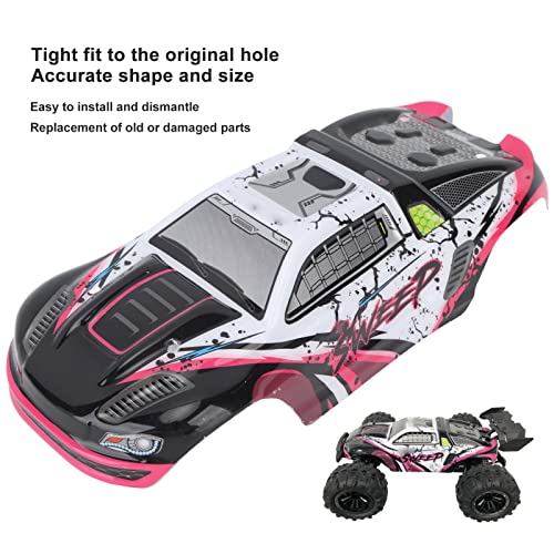 Drfeify RC Car Body Shell for SCY 16101PRO 1/16, Rose Red R928927
