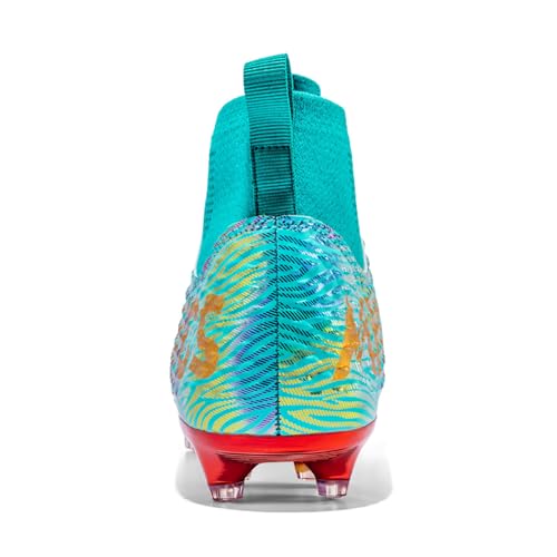 GEXECEUSS Soccer Cleats for Men Women Turf Football Shoes Breathable Lightweight Q4724