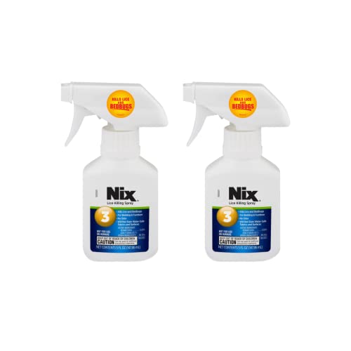 Nix Lice & Bed Bug Killing Spray for Home, Bedding & Furniture, 5 fl oz. (Pack of 1)