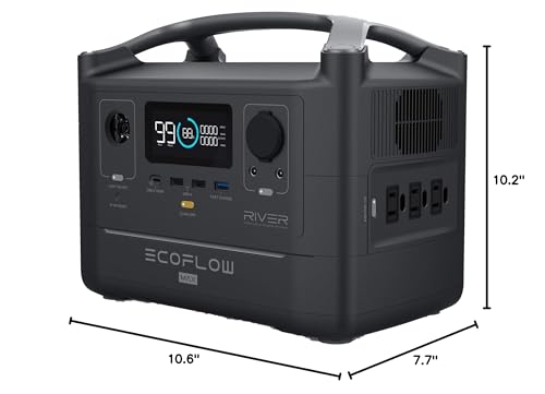 EF ECOFLOW RIVER 2 Max 500 Portable Power Station 499Wh LiFePO4 R81105