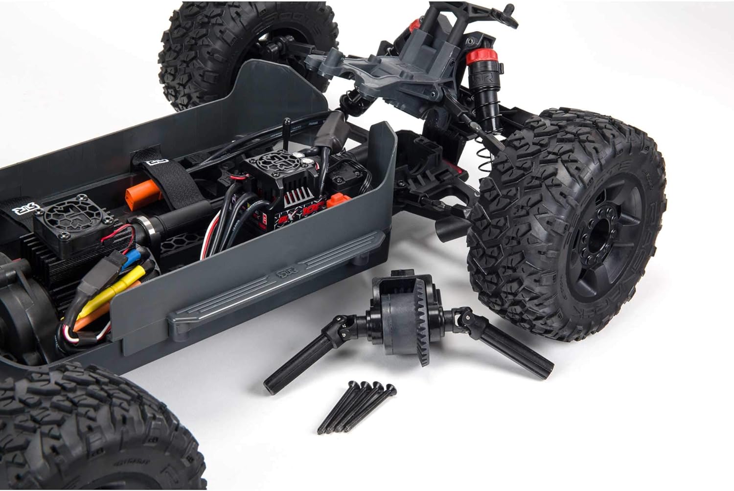 ARRMA 1/10 BIG ROCK 4X4 V3 3S BLX Brushless Monster RC Truck RTR, Black G7614