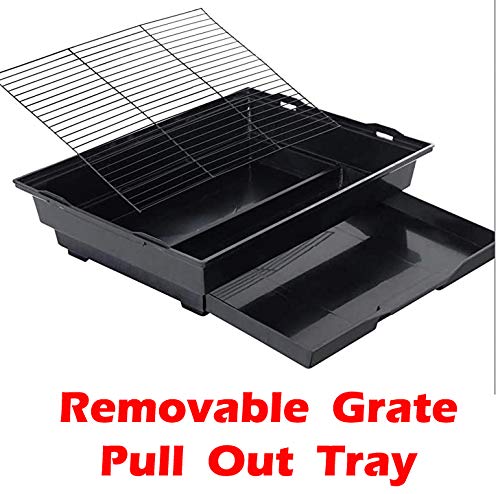 66-Inch Open Top Bird Cage with Rolling Stand for Parrots S71060
