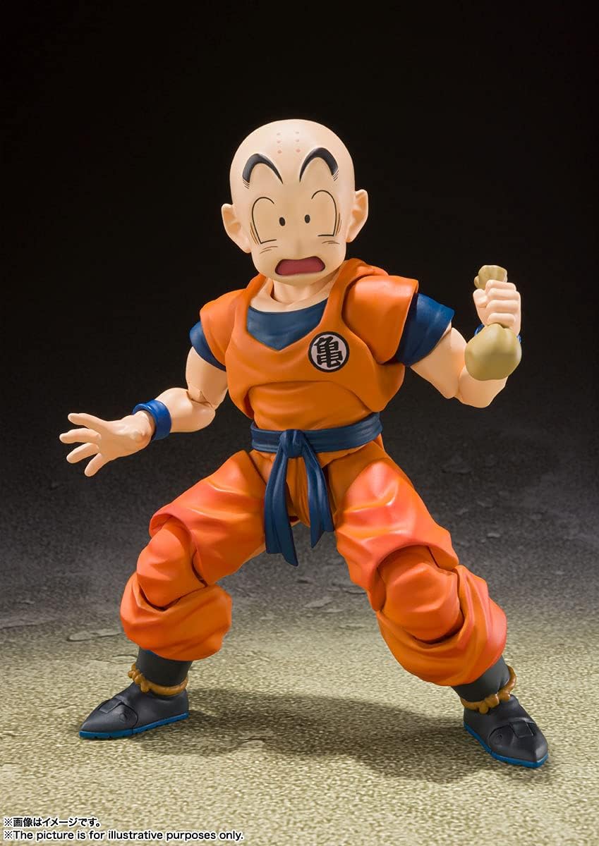 TAMASHII NATIONS Dragon Ball Z Krillin S.H.Figuarts Action Figure E123