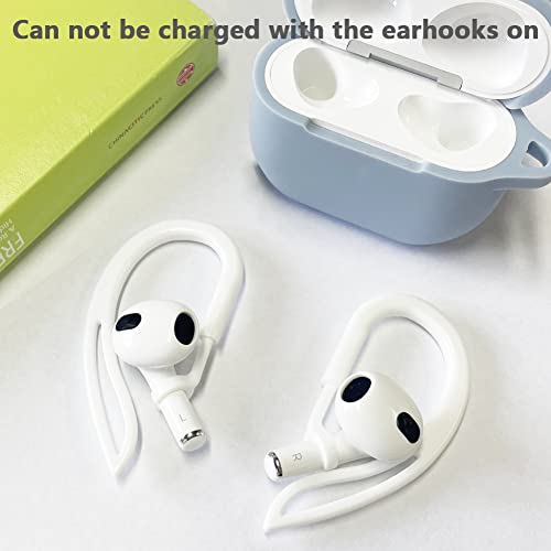 Ear Hooks Compatible with AirPods Pro 2nd Gen & AirPods 3 2 1 Gen, Transparent E64206