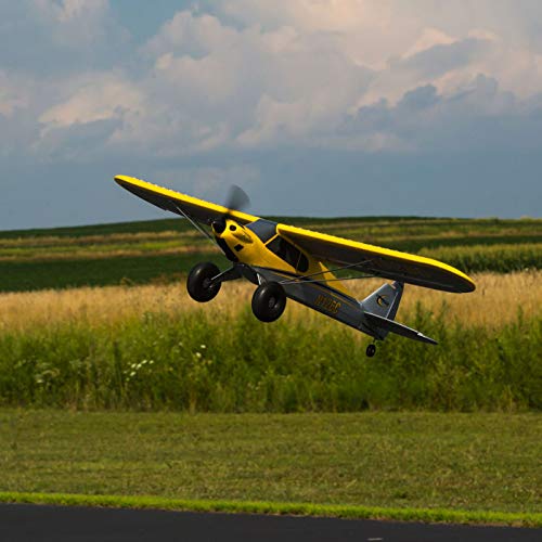 HobbyZone Carbon Cub S 2 1.3m BNF Basic RC Airplane Yellow B1796