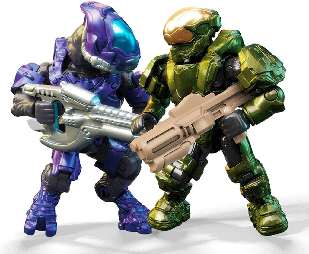 Mega Construx Halo Spartan-IV Team Battle Micro Action Figure Building Set Y539