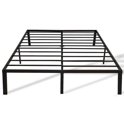 Queen Size 14 Inch Heavy Duty Steel Platform Bed Frame, Black U751645