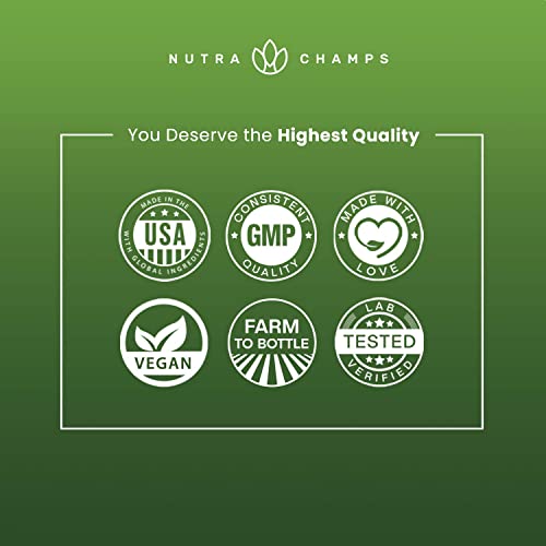 NutraChamps Super Greens Powder Organic Superfood with Spirulina & Chlorella U611