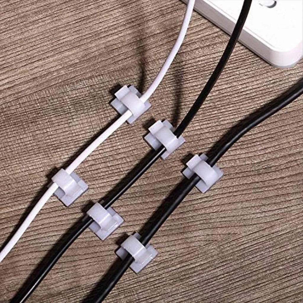 100 Pc Outdoor Light Clips for String Lights Self Adhesive Cable Hooks U373