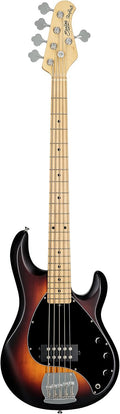 Sterling by Music Man StingRay Ray5 Bass Guitar in Vintage Sunburst Satin, 5-String