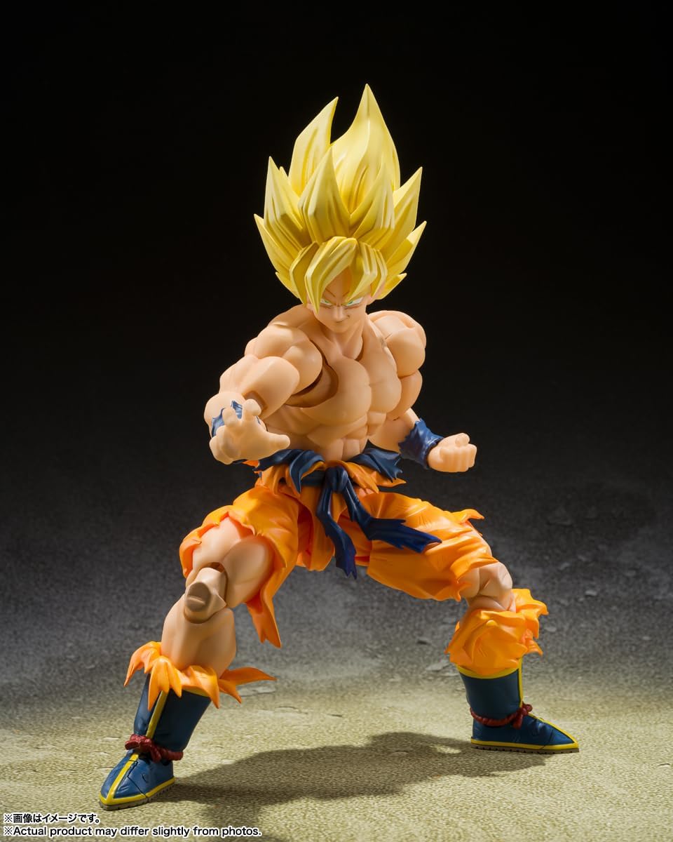 TAMASHII NATIONS Dragon Ball Z S.H.Figuarts Super Saiyan Son Goku Action Figure F78012
