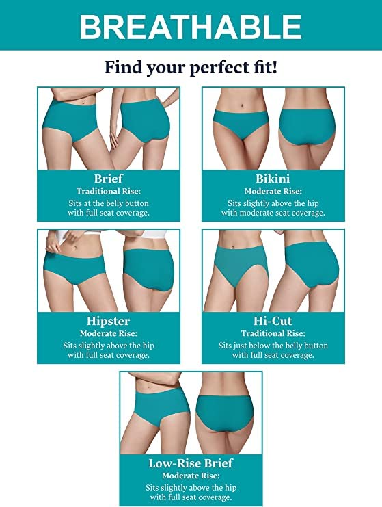 Fruit of the Loom Women's Bikini Underwear Z1805