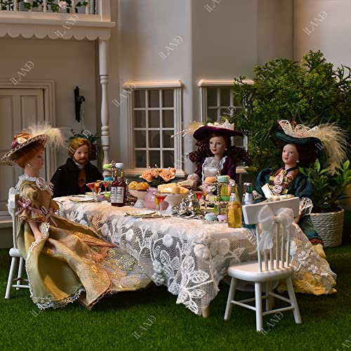 iland Dollhouse People 1/12 Scale Family Dolls 5pcs I91058