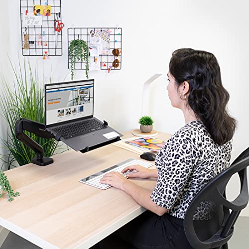Mount-It! Full Motion Laptop and Monitor Desk Stand with VESA Mount F231
