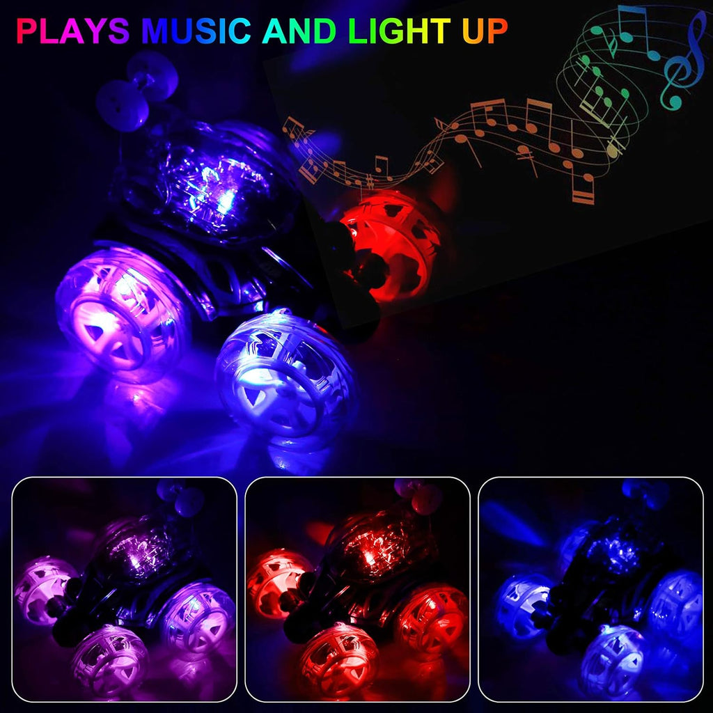 abandon Remote Control Car, RC Stunt Car 360° Spins with Lights & Music, Rechargeable Toy for Kids M458218