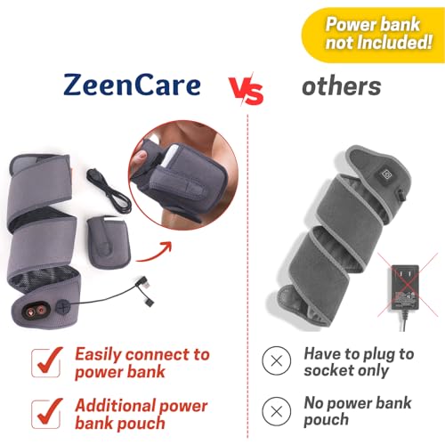 Heating Pad Arm Wrap 39in Cordless USB Heated Brace for Wrist Elbow Knee S136083