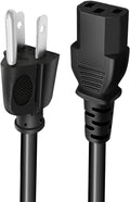 Power Cord Replacement for Microsoft Xbox 360 Brick Charger Adapter 3 prong 8.2ft AC Power Cord Cable