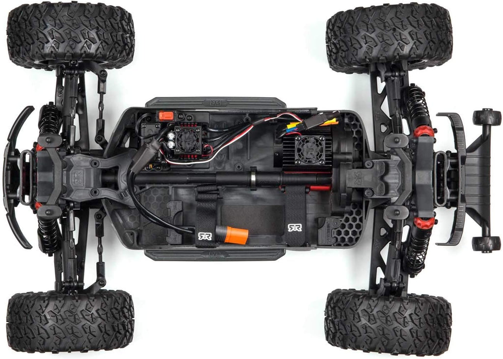 ARRMA 1/10 BIG ROCK 4X4 V3 3S BLX Brushless Monster RC Truck RTR, Black G7614