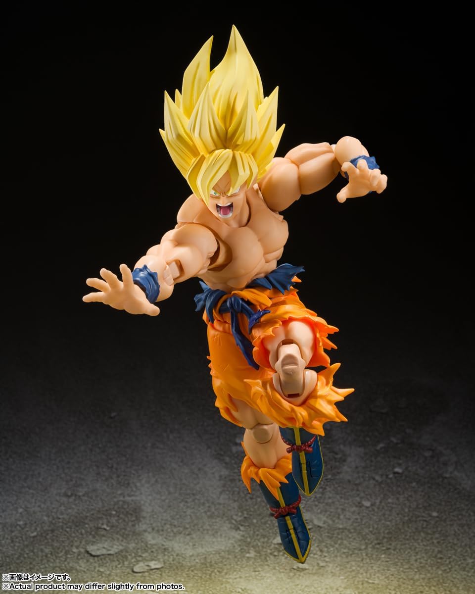 TAMASHII NATIONS Dragon Ball Z S.H.Figuarts Super Saiyan Son Goku Action Figure F78012