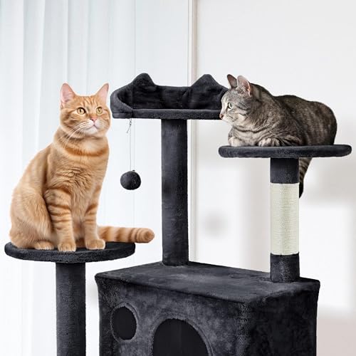 Yaheetech 54in Cat Tree Tower Condo Furniture with Scratch Post Y196
