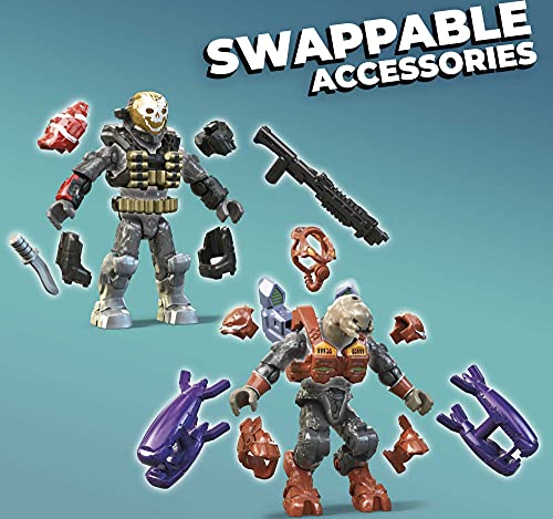 MEGA Halo Action Figure Building Toys Set, 20th Anniversary Collector Pack, 352 Pieces S3177