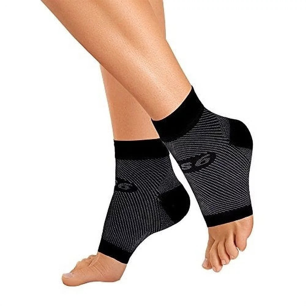 OrthoSleeve FS6 Compression Foot Sleeve for Plantar Fasciitis, One Pair B804